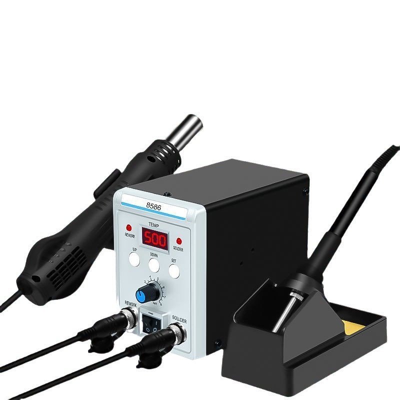 Smd Rework Station Hot Air Soldering 2 In 1 - 8586 2 in 1 Soldering Rework