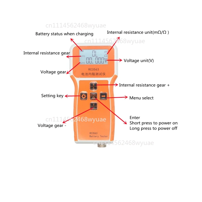 RC3563 Battery Internal Resist - Battery Internal Resistance Tester Four Wire recension och pris