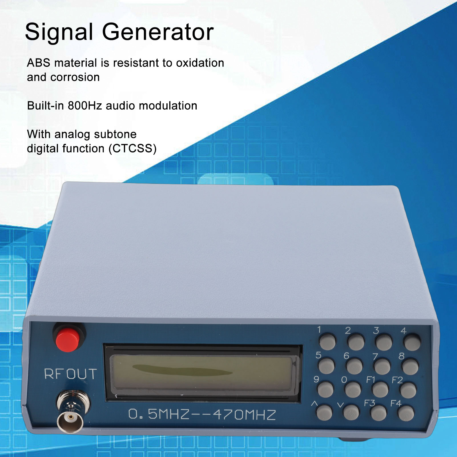 RF Signal Generator Audio Modu - Rf Signal Generator 0.5Mhz To 470Mhz recension och pris
