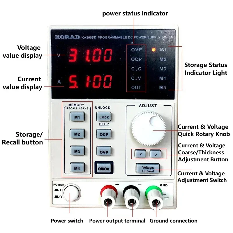 30V 60V 2A  3A 5A 10A Linear D - Programmable Linear Dc Power Supply 30V 10A recension och pris