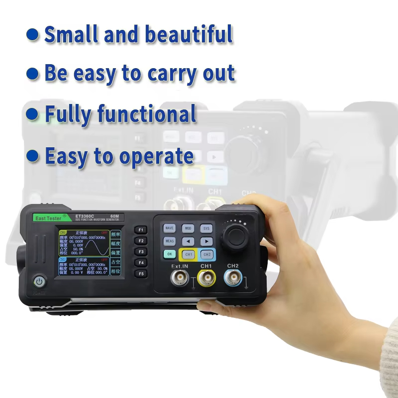 East Tester ET3320/40/60C Mini - Dual Channel Arbitrary Waveform Function Generator 60Mhz recension och pris