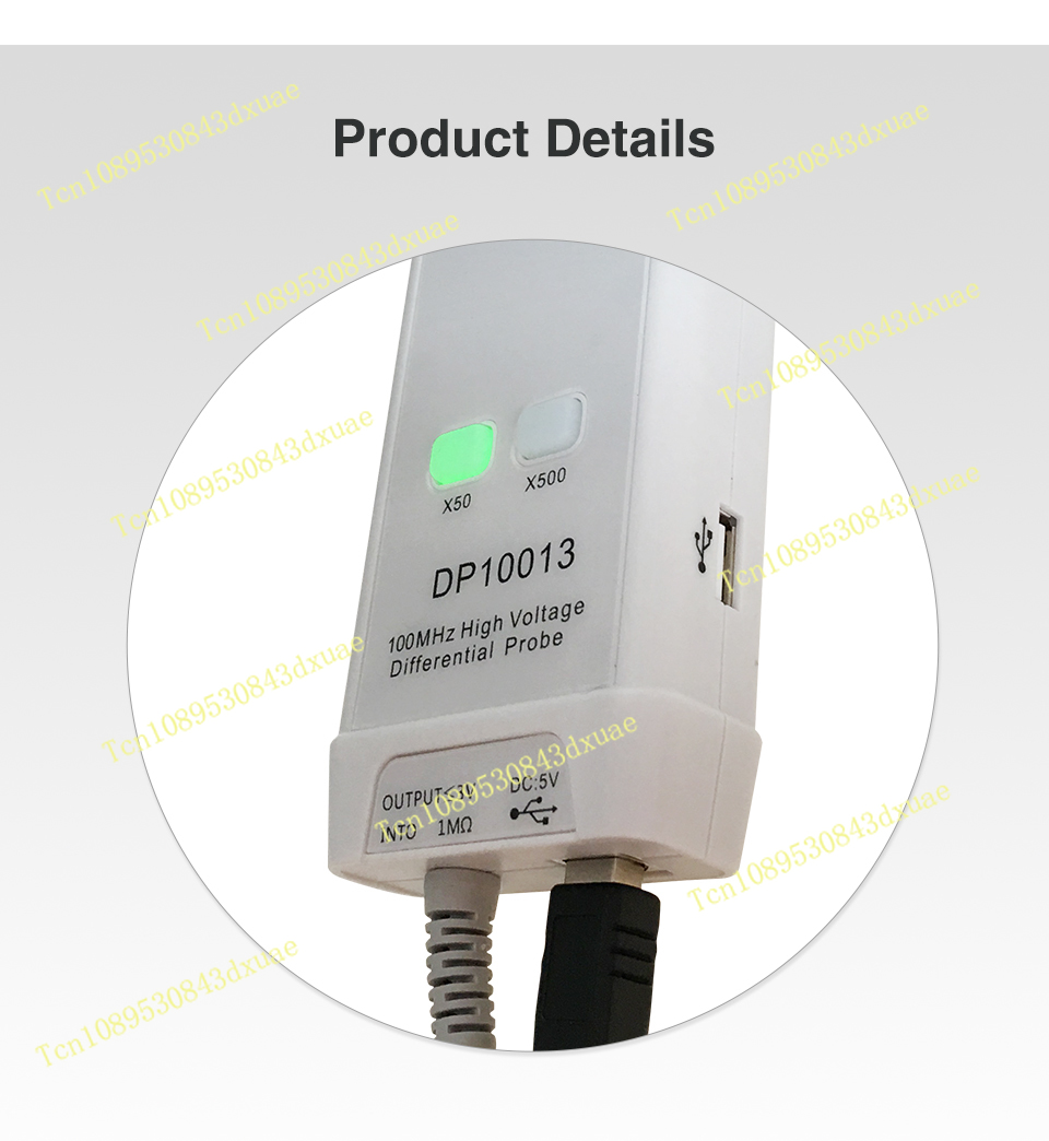 2025Micsig Oscilloscope 1300V  - High Voltage Differential Probe 100Mhz 1300V recension och pris