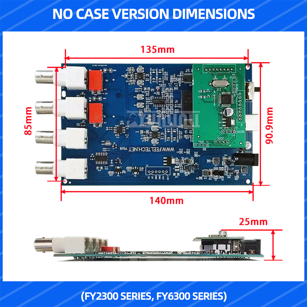 FY6300 FY2300 Dual Channel DDS - Dual Channel Arbitrary Waveform Function Generator 60Mhz recension och pris